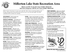 Millerton Lake State Recreation Area Campground...
