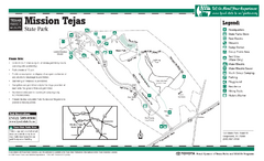 Mission Tejas, Texas State Park Facility, Trail...