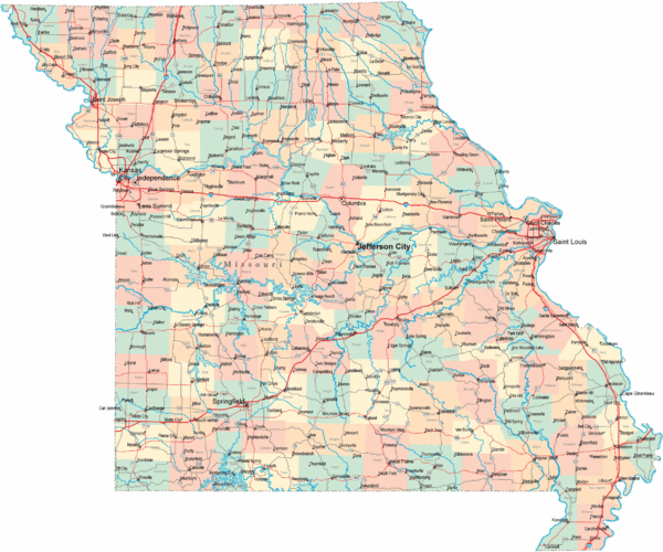 Usa Map Missouri