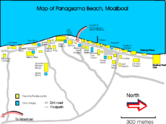 Moalboal Tourist Map
