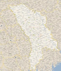 Moldova - Cities Map