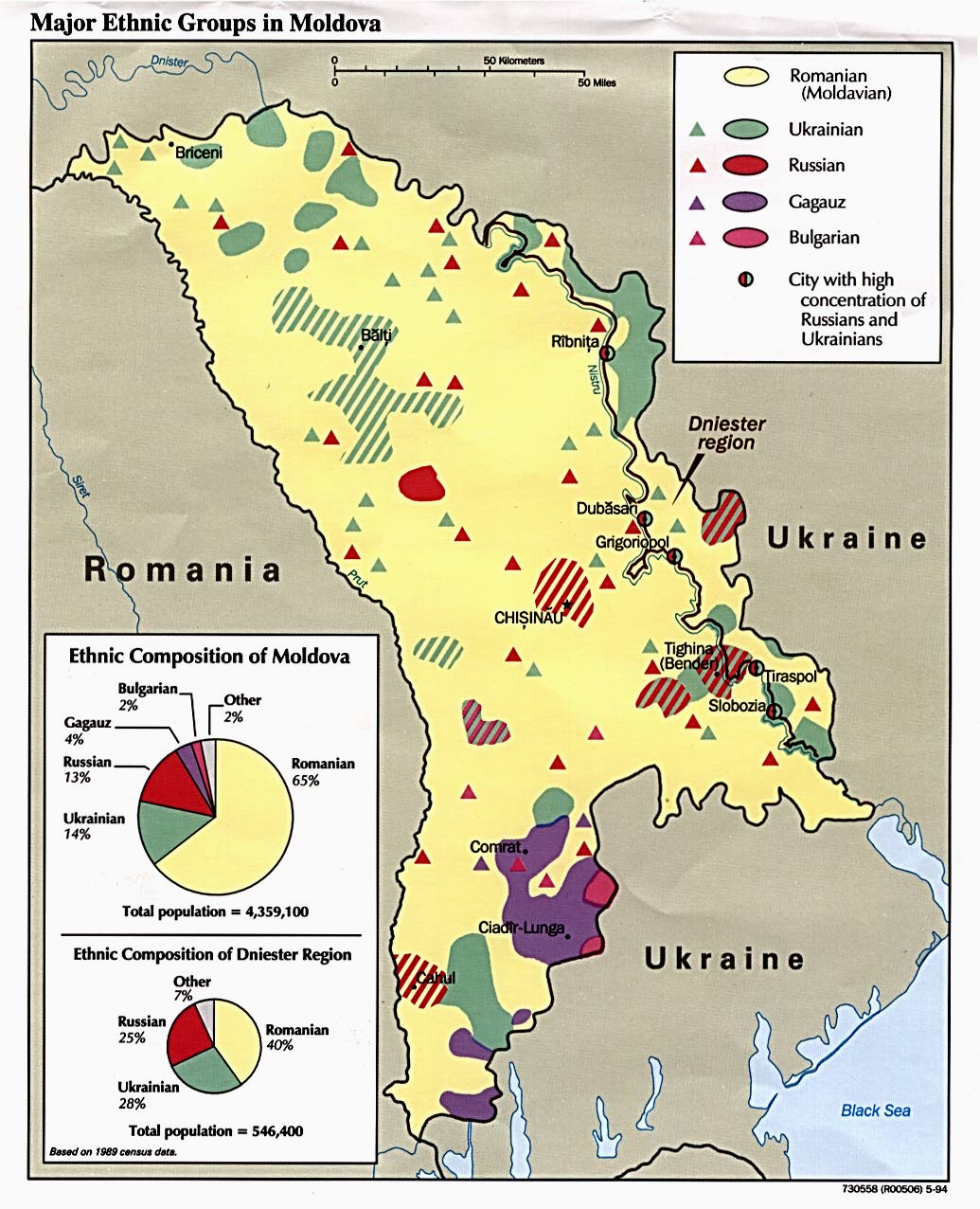 Moldova Map