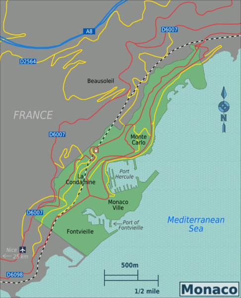 Monaco Map