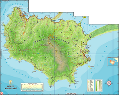 Monte Argentario Overview Map