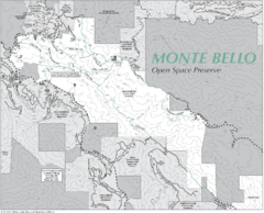 Monte Bello Open Space Preserve Map