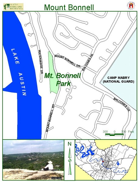 Mount Bonnell Park Map