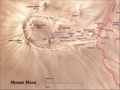 Mount Meru Physical Map