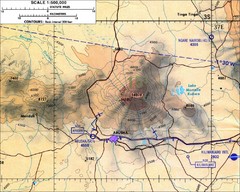 Mount Meru Topographic Map
