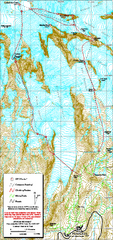 Mount Rainier Paradise Climbing Route map
