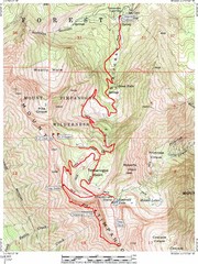 Mount Timpanogos Trail Map
