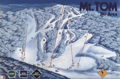 Mount Tom Ski Trail Map
