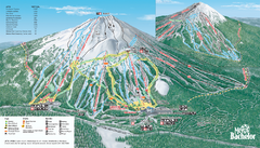 Mt. Bachelor Ski Trail map