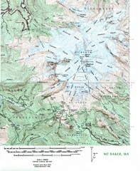 Mt. Baker Topo Map