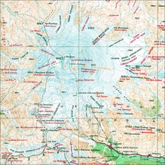 Mt. Elbrus Geographical Map