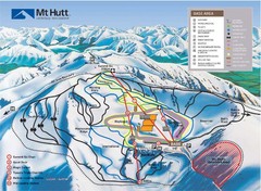 Mt. Hutt Ski Trail Map