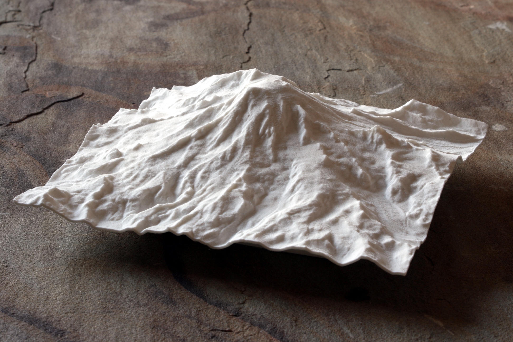 Mt Rainier 3d Print Map Mt Rainier Washington • Mappery