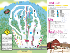 Mt. Southington Ski Area Ski Trail Map