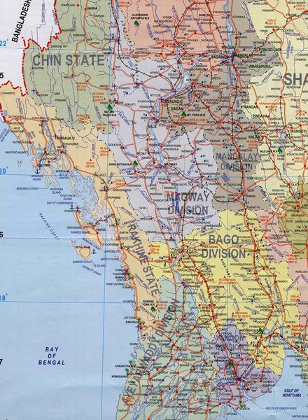 utm map of myanmar