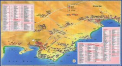 Na'ama Bay, Egypt Tourist Map