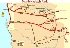 Namib Naukluft Park Map