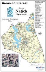 Natick Areas Of Interest Map