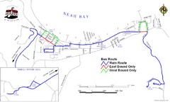 Neah Bay Bus Route Map