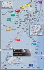 New Jersey Meadowlands Transportation Guide Map