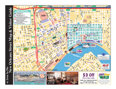New Orleans French Quarter Map