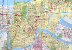New Orleans, Louisiana City Map
