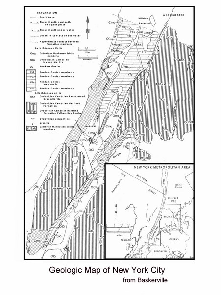 New York City Geological Map