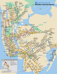New York City Public Transportation Map