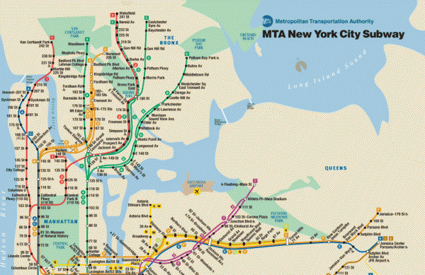 Fullsize New York City Subway Map