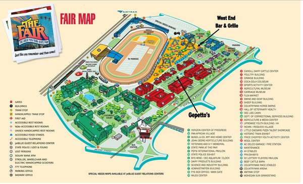 Fairgrounds map