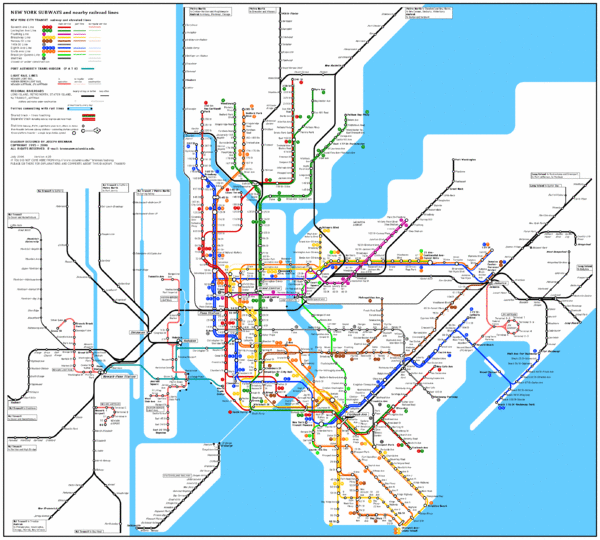 map of new york subway