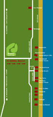 Newell Beach Tourist Map