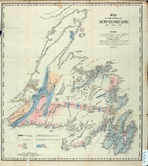Newfoundland Geologic Map 1842