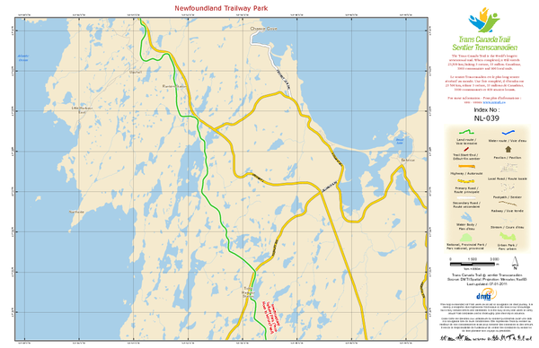 Newfoundland Trailway Park NL-039 Map