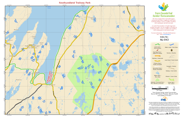 Newfoundland Trailway Park NL-043 Map