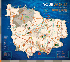 Norfolk Island tourist Map