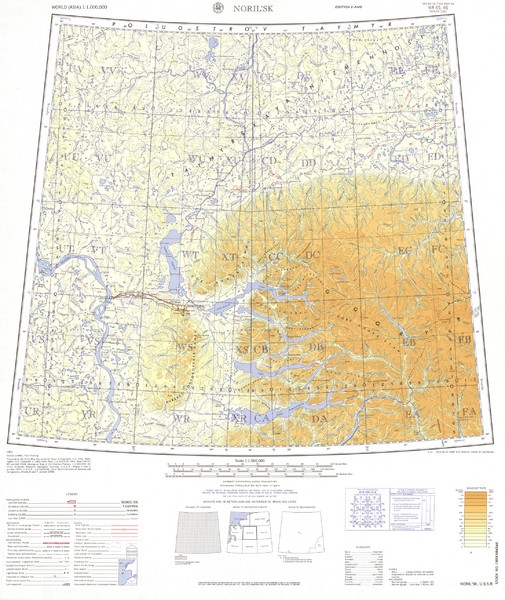 Norlisk Region Topo Map