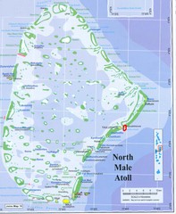 North Male Atoll Map