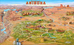 Northern Arizona attractions Map