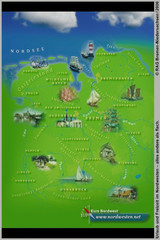 Northwest Germany Tourist Map