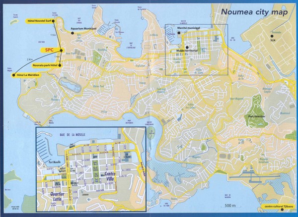 Noumea Tourist Map