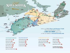 Nova Scotia Golf Map