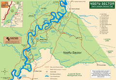 Nsfeu Sector South Luangwa National Park Map