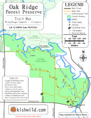 Oak Ridge Forest Preserve Map