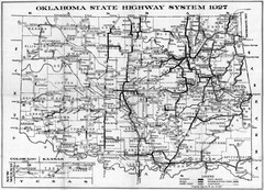 Oklahoma State Highway Map