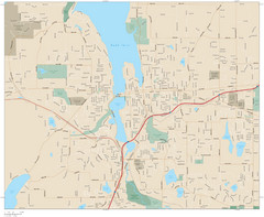 Olympia, Washington City Map