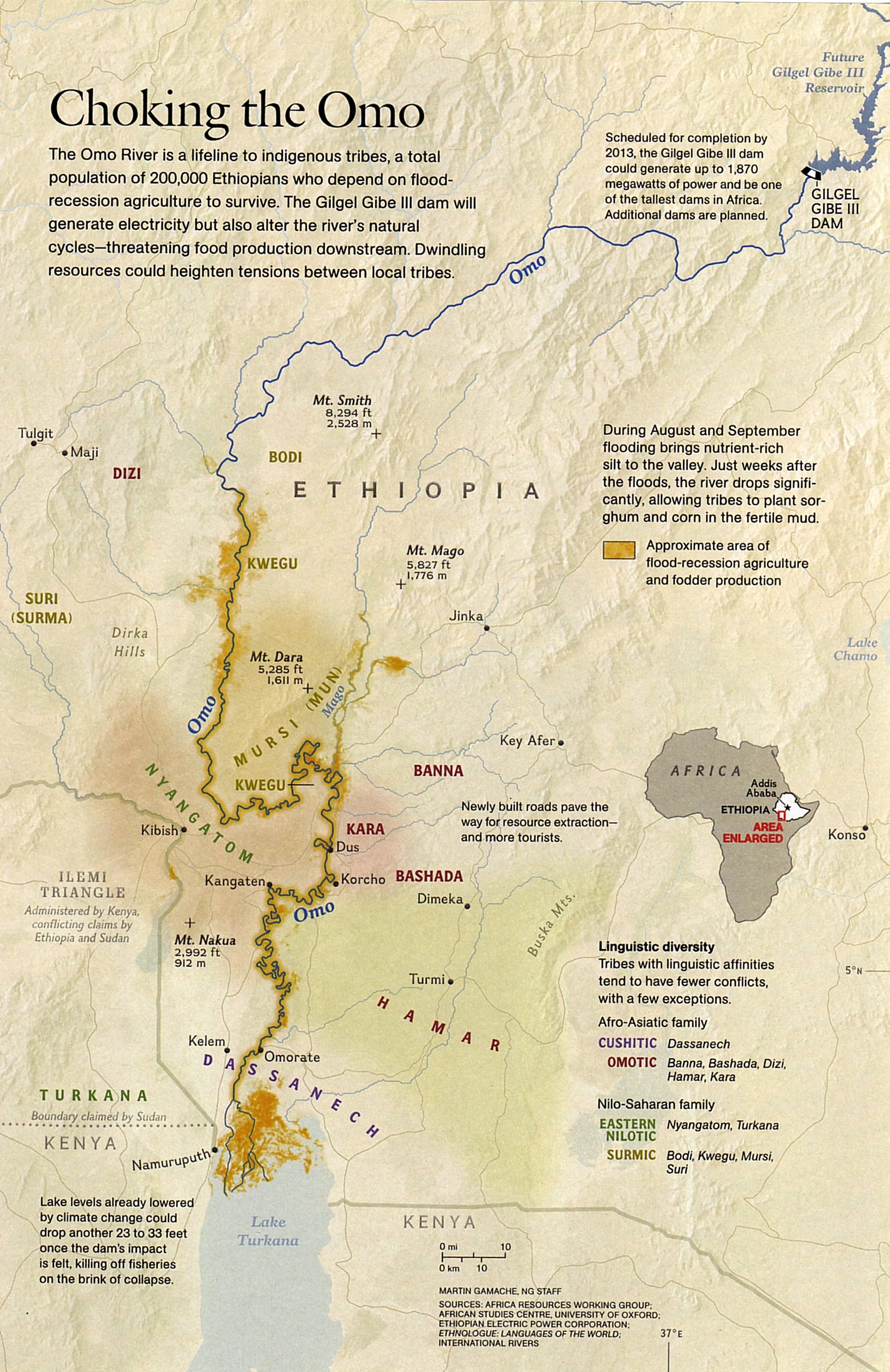 Omo River Ethiopia Map Omo River Ethiopia • Mappery 